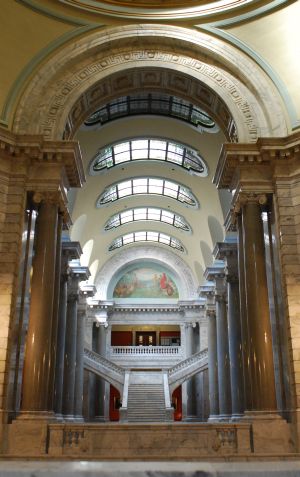 The Great Hall in the Kentucky State Capitol.